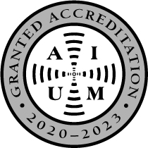 A seal that says granted accreditation 2 0 2 0-2 0 2 3